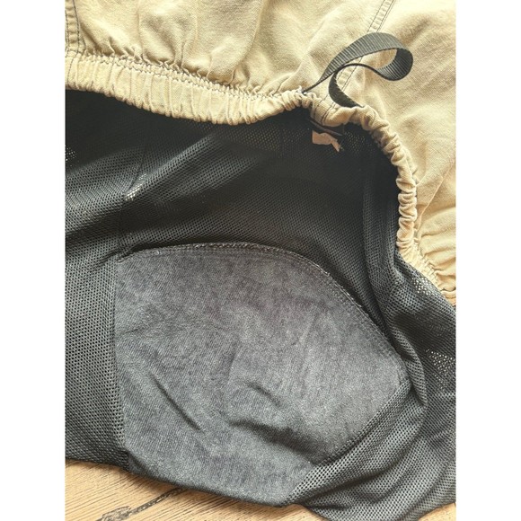 vintage 00s Zoic mountain biking shorts khaki hiking nylon belt waist - Picture 7 of 8